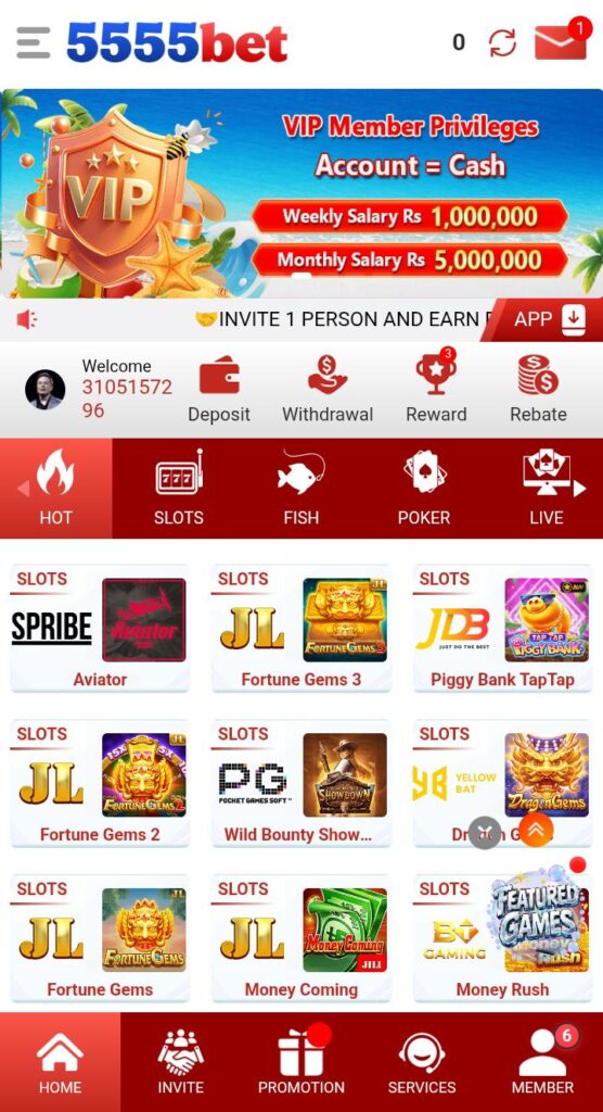 5555bet Game app image